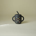 Silicone Training Cup + Straw