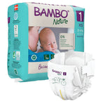 Bambo Nature Taped Diapers Size 1 (XS) (22 pcs) (2-4 kg)