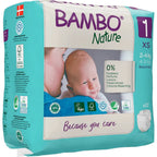 Bambo Nature Taped Diapers Size 1 (XS) (22 pcs) (2-4 kg)