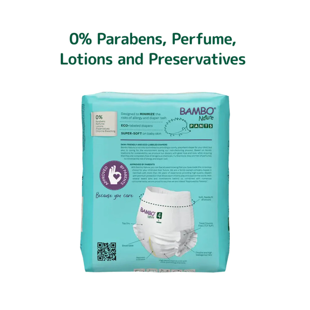 Bambo Nature Pants Diapers Size 4 (L) (20 pcs) (7-12 kg)