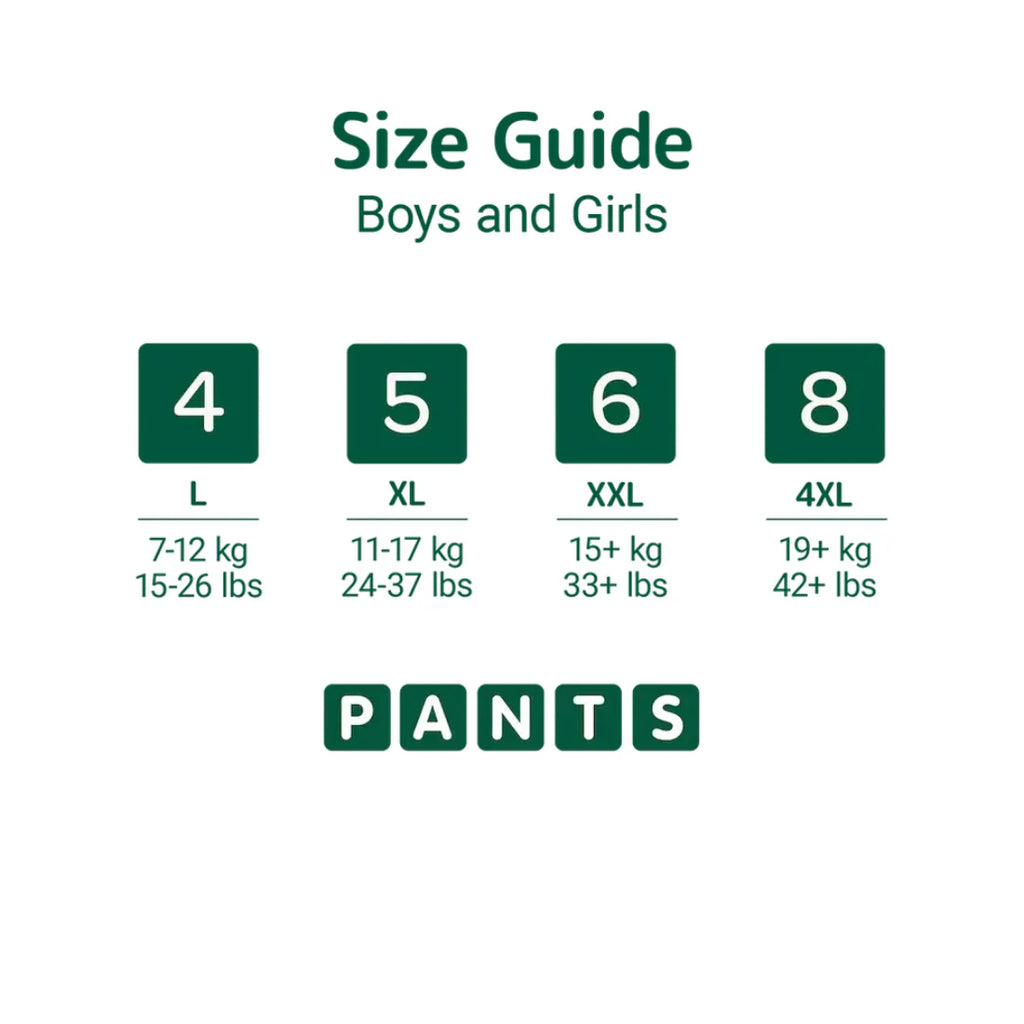 Bambo Nature Pants Diapers Size 5 (XL) (19 pcs) (11-17 kg)