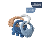 B.Box Trio Teether - Three Stage Teething Relief for Front, Middle & Back Gums - Antibacterial Beechwood & Silicone
