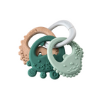 B.Box Trio Teether - Three Stage Teething Relief for Front, Middle & Back Gums - Antibacterial Beechwood & Silicone