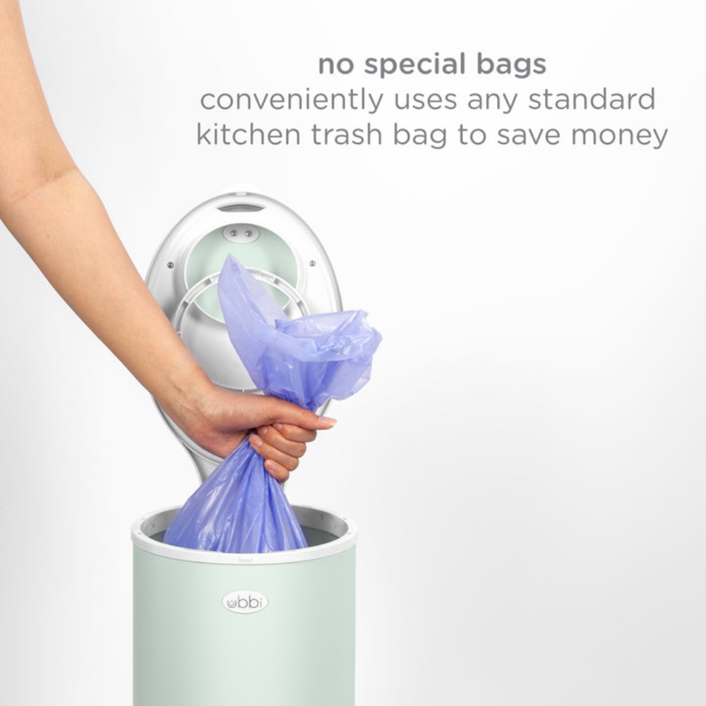 Ubbi Steel Odor Locking Diaper Pail