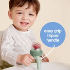 B.Box Baby Silicone Fresh Food Feeder - Safe & Gentle Silicone Feeder with Hygiene Cap - Sage Green