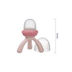 B.Box Silicone Fresh Food Feeder - Ideal for Safe Feeding - Gentle on Gums with Easy to Grip & Hygienic -Blush Pink