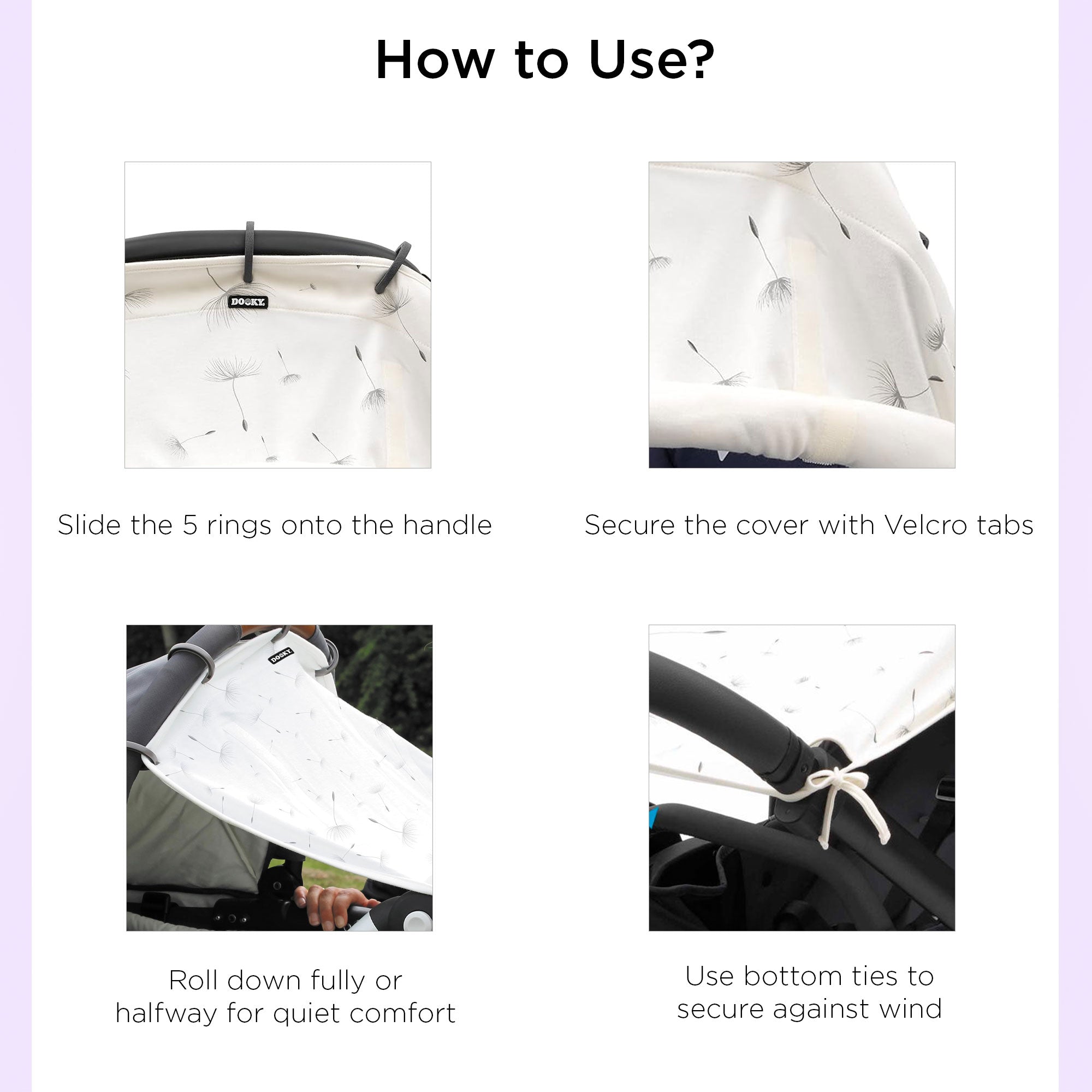 Universal Stroller Cover Dandelion