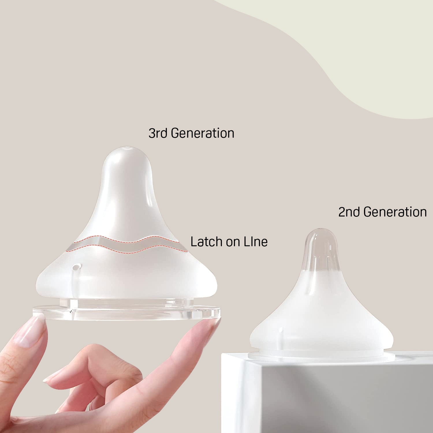 Nursing PP Bottle plus type with Softlatch Nipple 160ml