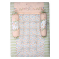 Gadda Set with 2 Bolsters - Bunny Garden