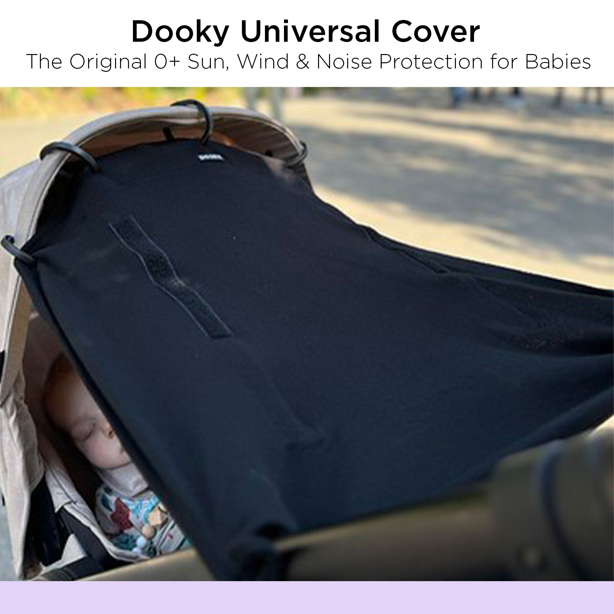Universal Stroller Cover Black
