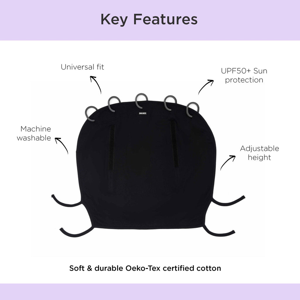 Universal Stroller Cover Black