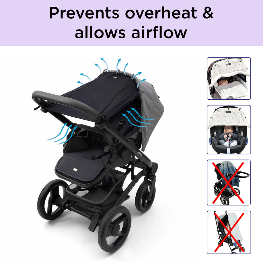 Universal Stroller Cover Black