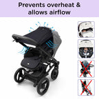 Universal Stroller Cover Black