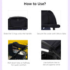 Universal Stroller Cover Black