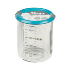 Beaba Tritan Storage Container - Ideal Airtight Container for Storing Baby and Toddler Meals with Graduation Measuring Scale, Leakproof, Wide Opening, BPA Free, 240ML