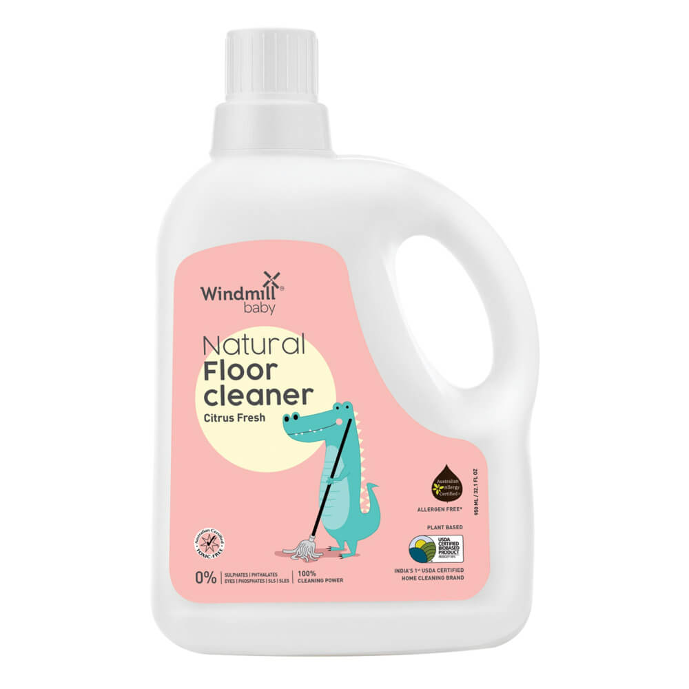 Windmill Baby Natural Floor Cleaner, Citrus Fresh