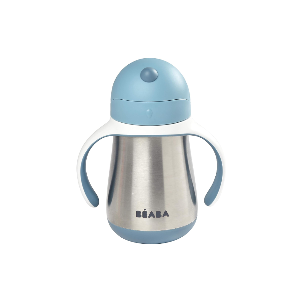 Beaba Stainless Steel Straw Cup - 250 ml