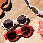 Beaba Kids Sunglasses - 9 months-4 years, Unbreakable Sunglasses for Kids, 100% UV Protection,Category 3 Sun Lens, Optimal Comfort, 360° Adjustable Ear Tips with Side Shields, 2-4 Years, Red