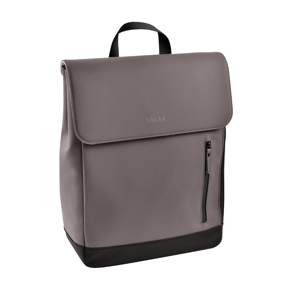 Beaba Oslo Baby Diaper Bag – Multifunctional Travel Baby Backpack with Large Capacity, Multi-Pocket Organizer with Changing Pad, Insulated Bottle Pouch & Stroller Clips – Ideal for Moms & Dads On the Go