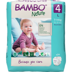Bambo Nature Premium Baby Tape Diapers for Babies, Large Size (7-14 Kgs), Super Absorbent, Breathable, Extra Soft, Dermatologically Tested, Hypoallergenic Infant Nappies With Wetness Indicator