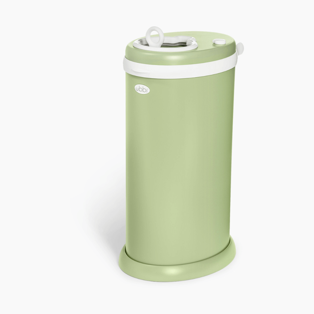Ubbi Steel Odor Locking Diaper Pail - Matte Sage