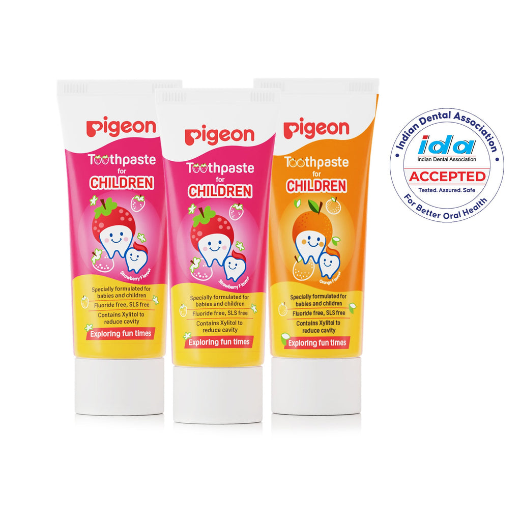 Pigeon Toothpaste for Children - Strawberry and Orange