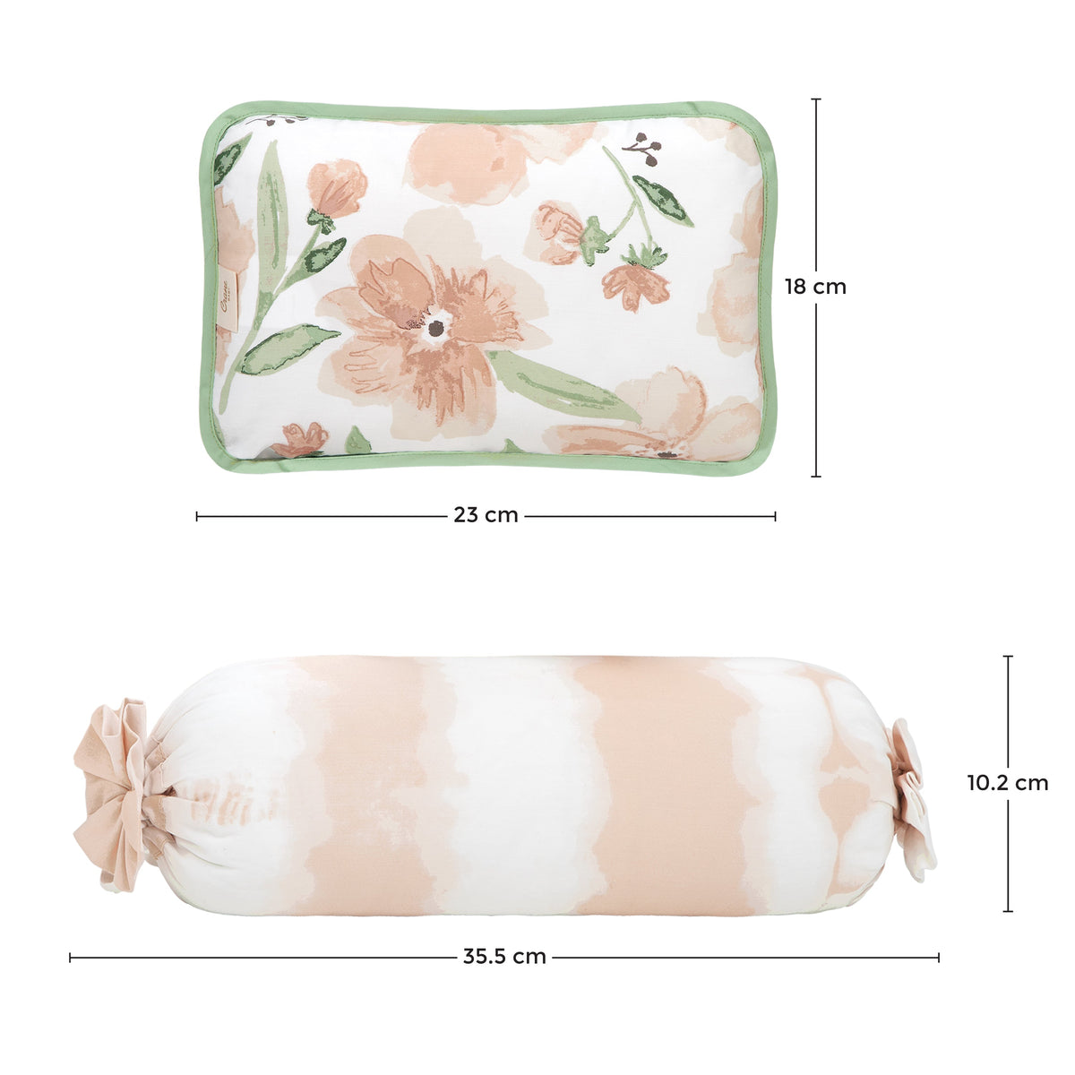 Crane Baby Pillow and Bolster Set - Parker Floral