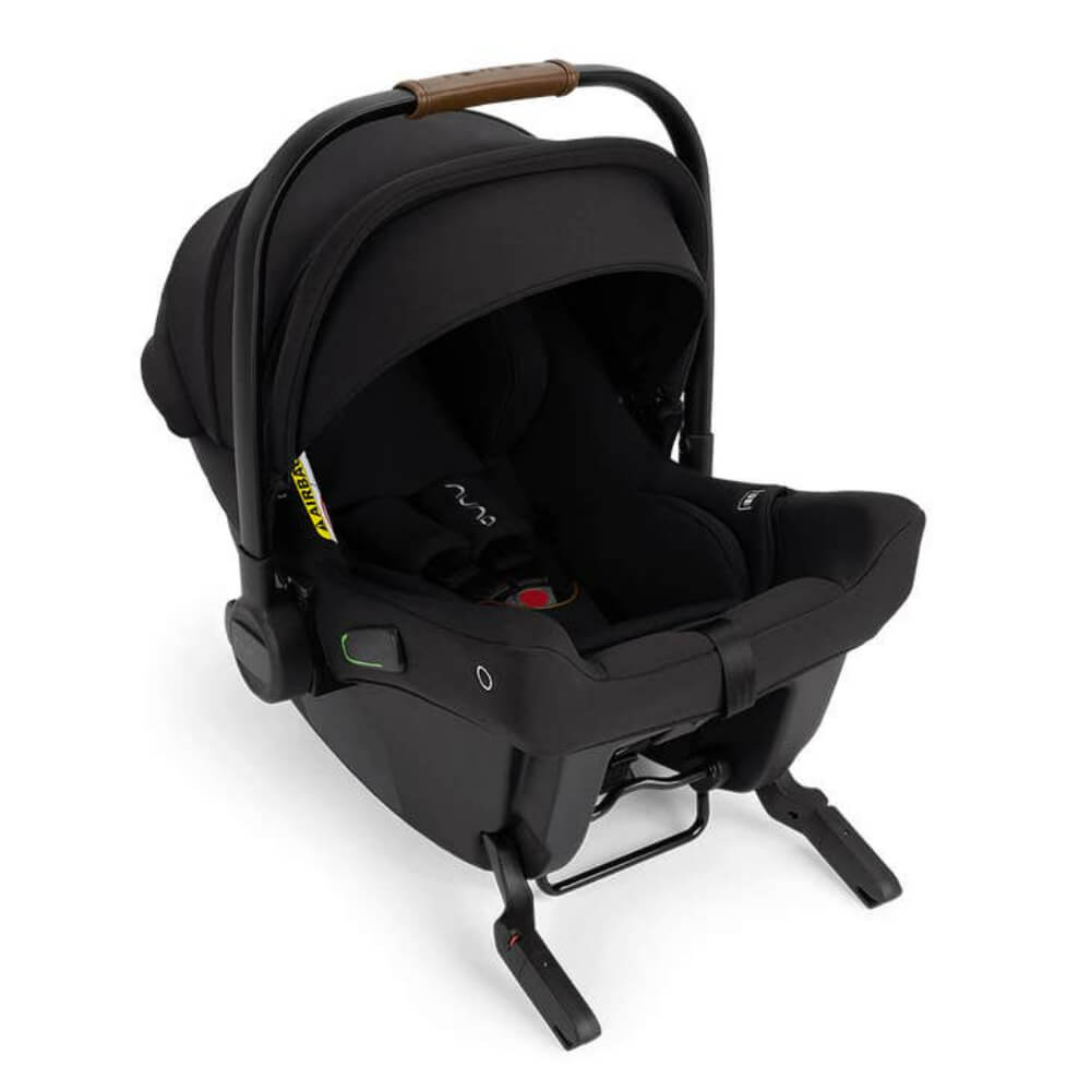 Nuna Pipa Urbn Ultra Lightweight Infant Car Seat|TUV Aircraft Certified|Baseless Install with Build in ISOFIX|0-18 Months|Upto 13Kg - Caviar
