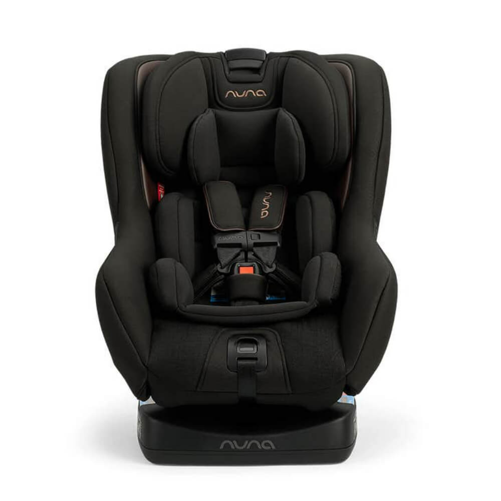 Nuna Rava Baby Car Seat-Convertible (Front & Rear Facing)-FAA Certified-10 Positions Recline-With Advanced Safety Technology-2 Years Warranty-For 0 to 7Y (Upto 30Kg) - Riveted