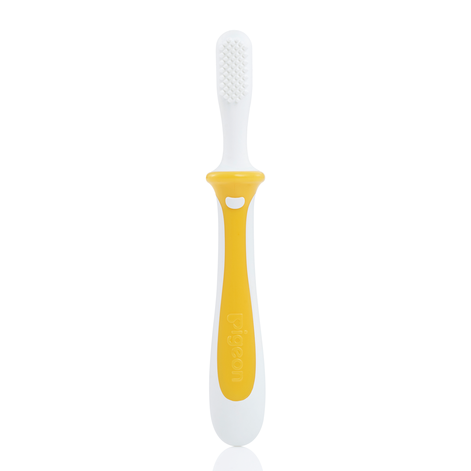 Pigeon Baby Training Toothbrush Lesson 1  Yellow