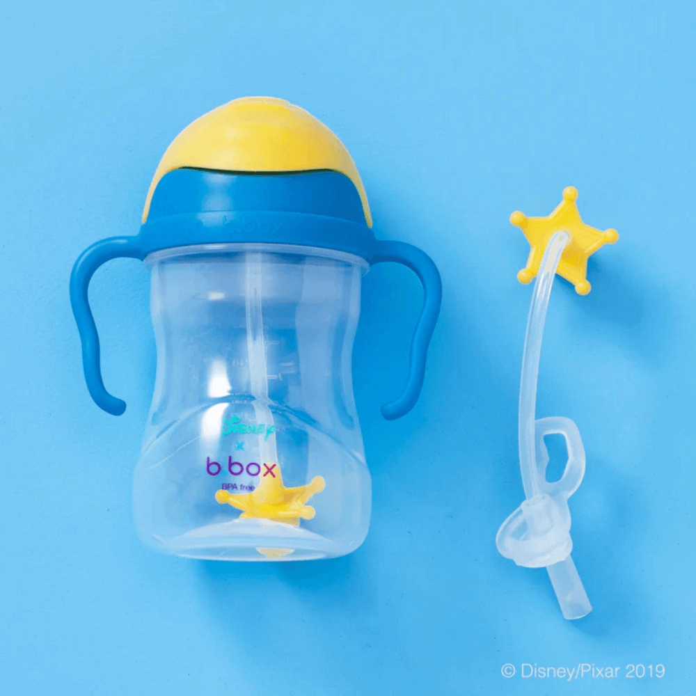 B.Box Disney Sippy Cup | For babies, 240ml, Leak-Proof with Weighted Straw, BPA-Free – Multicolor (6m+)