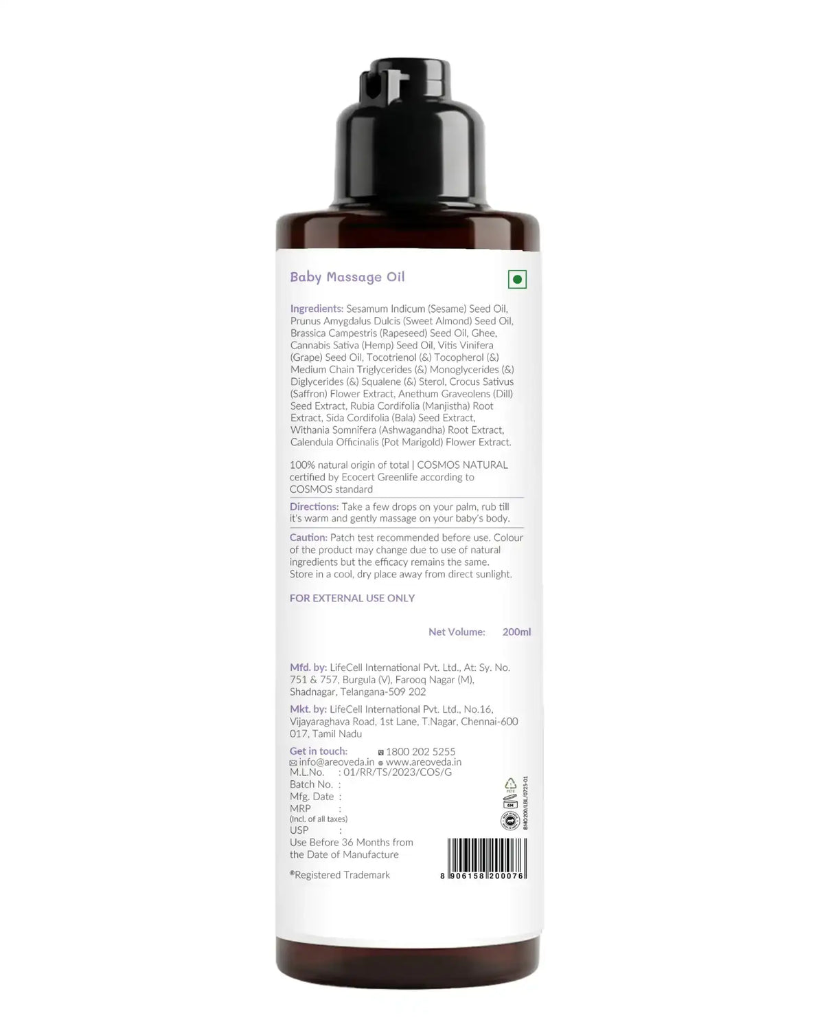 Baby Massage Oil