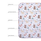 Abracadabra Laminated Changing Mat - Bambi & Friends
