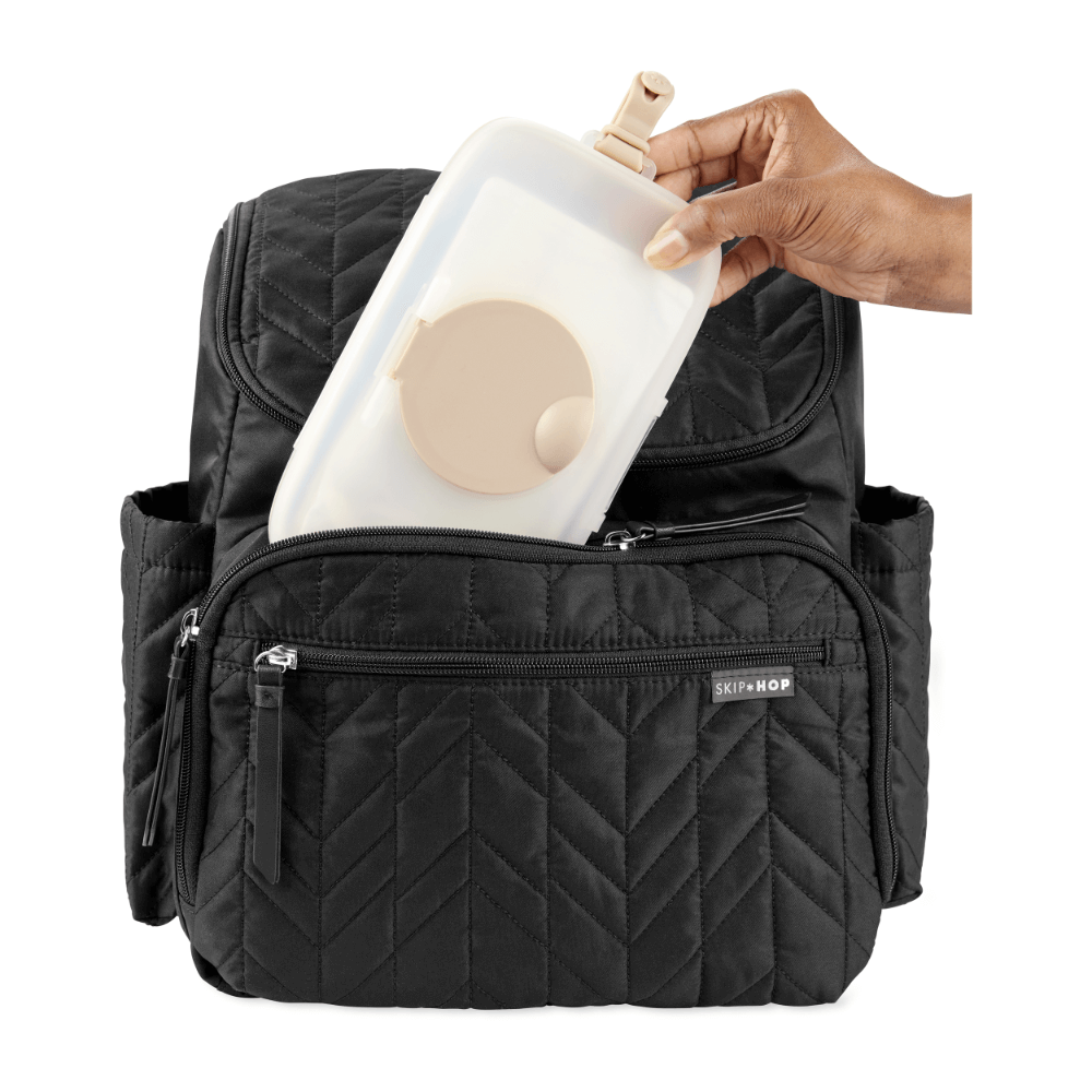 Skip Hop Grab & Go Snug Seal Wipes Case - Grey
