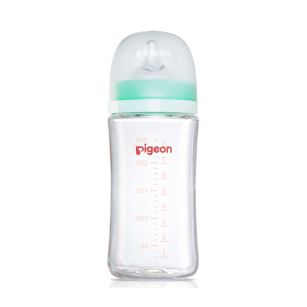 Glass Nursing Bottle with Softlatch Nipple 240ml