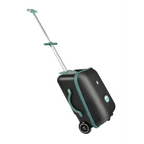 Beaba Ride On Cabin Luggage Suitcase with Child Seat, Aged 4 and Above, Expandable Large Opening Capacity 22 L, Multiple Compartments Practical