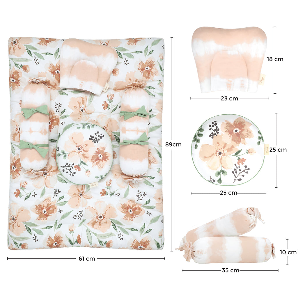 Crane Baby 5-Piece Mattress Set - Parker Floral