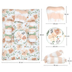 Crane Baby 5-Piece Mattress Set - Parker Floral