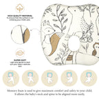 Crane Baby Memory Foam Pillow - Ezra Animal