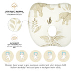 Crane Baby Memory Foam Pillow - Kendi Safari