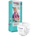 Bambo Nature Premium Baby Tape Diapers for Babies, Large Size (7-14 Kgs), Super Absorbent, Breathable, Extra Soft, Dermatologically Tested, Hypoallergenic Infant Nappies With Wetness Indicator