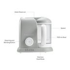 Beaba Babycook Solo Multi-functional Baby Food Processor. Blender, Steamer, Cooker & Sterilizer, Portable Baby Food Cooker, Puree Maker and Warmer