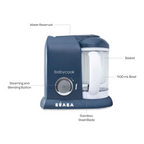 Beaba Babycook Solo Multi-functional Baby Food Processor. Blender, Steamer, Cooker & Sterilizer, Portable Baby Food Cooker, Puree Maker and Warmer