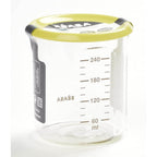 Beaba Tritan Storage Container - Ideal Airtight Container for Storing Baby and Toddler Meals with Graduation Measuring Scale, Leakproof, Wide Opening, BPA Free, 240ML