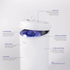 Ubbi Steel Odor Locking Diaper Pail - Oat Milk