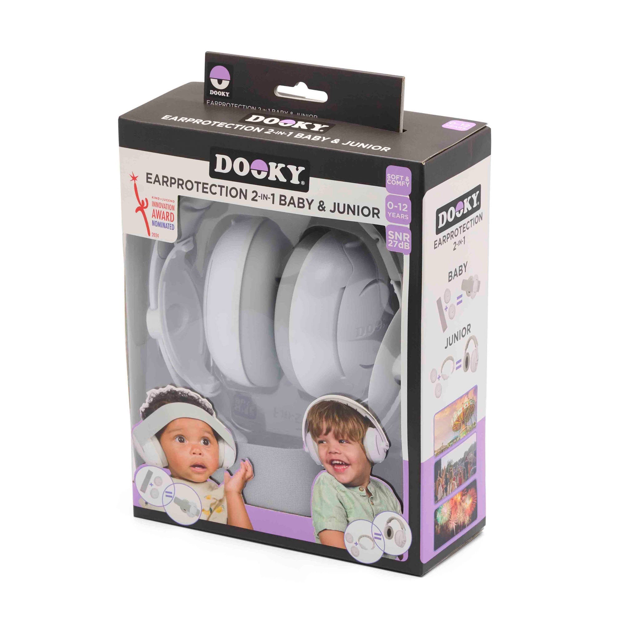 Ear Protection 2-in-1 (Baby/Junior, 0–12Y)