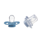 B.Box Pacifier GLOW Silicone Twin Pack | Ergonomic Teat & Shield, Hygienic Cap - Size 2