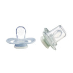 B.Box Pacifier GLOW Silicone Twin Pack | Ergonomic Teat & Shield, Hygienic Cap - Size 1