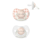 Suavinex Night Physiological Soothers with SX Pro Physiological Teat (Birth to 6m) (Rabbit) (Pack of 2)
