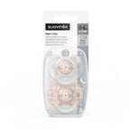 Suavinex Night Physiological Soothers with SX Pro Physiological Teat (Birth to 6m) (Rabbit) (Pack of 2)